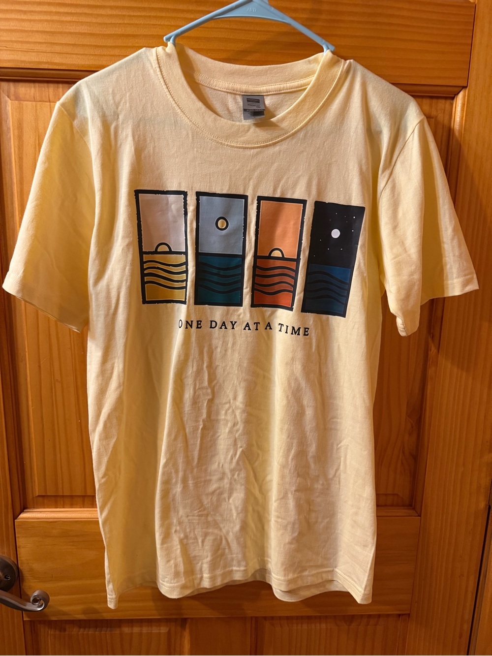 One Day At A Time Men's Graphic Tee NEW